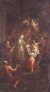 Martin Johann Schmidt St Elisabeth Distributing Alms oil painting